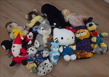 Box of Stuffed Dolls