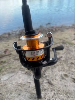 🐟 New HF5000 Spinning Reel & Preowned Pinnacle PowerTip Pro 6’6” 8-20lb Rod 🔥