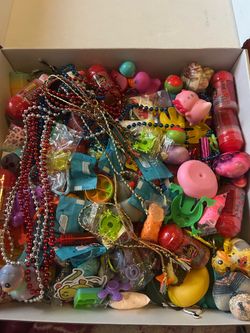 Large Mixed Lot of Kids Party Favor Toys