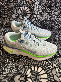 Size 13- Nike Running Sneakers Gray Green