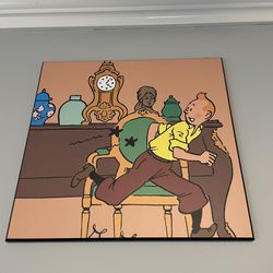 The Adventures Of Tintin Wooden Plaque