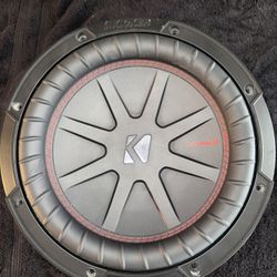 Kicker CompR 10” Subwoofer With Dual 2ohm Voice Coil