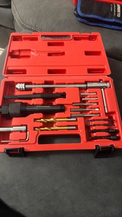Alltooetools 16-Piece Damaged Glow Plug Removal Tool Kit