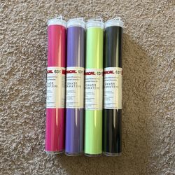 4 Rolls of Oracal 631 Removable vinyl