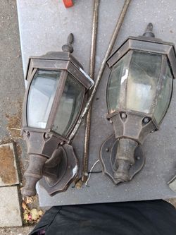 Outdoor Wall Lantern Sconces lights – Set of 2