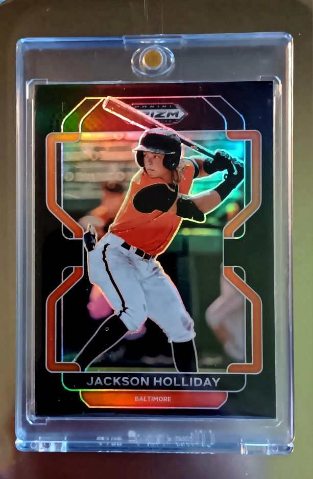 2022 Panini Draft Picks Jackson Holliday card#PDP-1 black Variation 