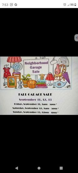 Garage Sale Summerlakes Community