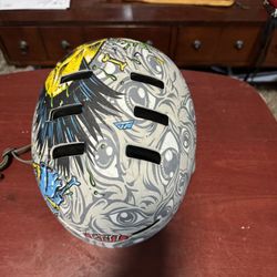 Bell Faction Matte Titanium Jimbo Phillips Strangle Helmet , Matte Titanium, Medium  