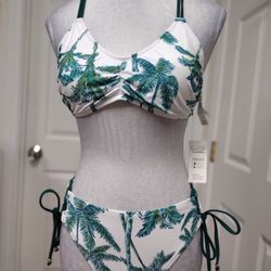 Cupshe Printed Bikini Set MEDIUM 