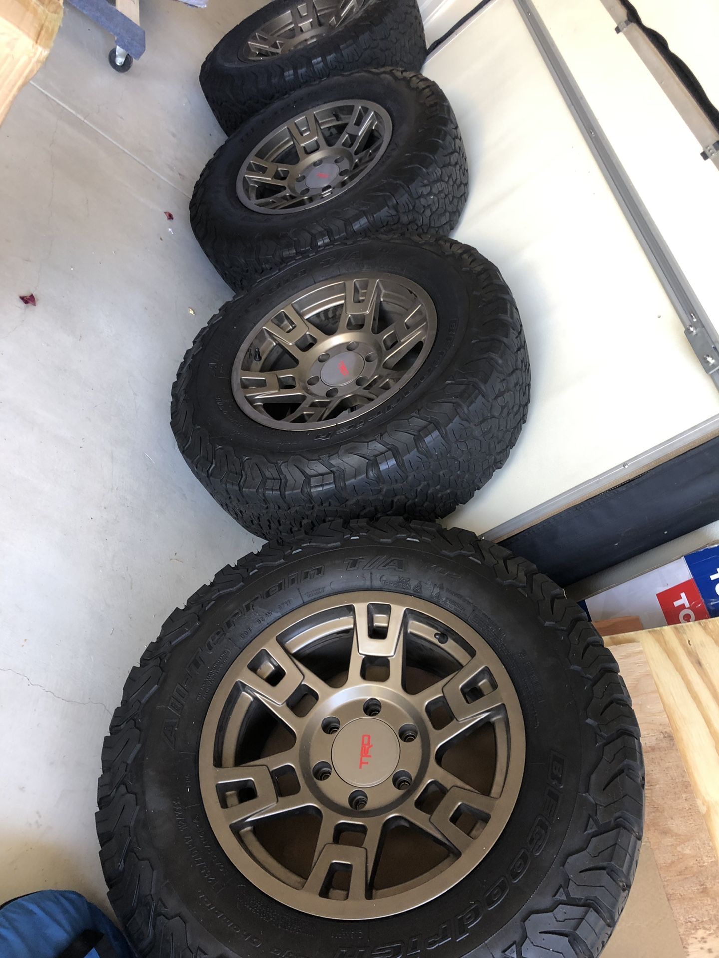 TRD PRO fnfx rims with BFG KO2 tires! 265 70 17 Tacoma or 4Runner or Lexus or Toyota
