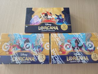 Lorcana Booster Boxes & bundle. First Chapter, Inklands, pins and more.