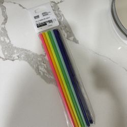 New 12 Pcs Colorful Chopsticks 