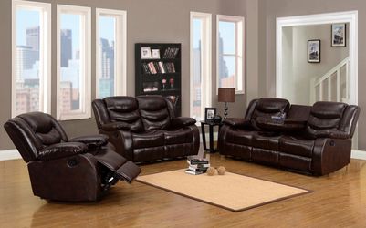3-PCS Sofa, Love Seat and Chair Recliner In Offer 🔥🔥🔥