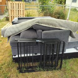 Free Stuff - Bed Frame, Couch