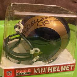 Deacon Jones Autographed Mini Helmet 