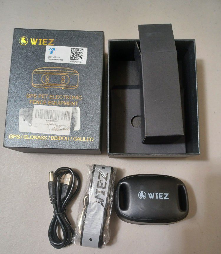 WIEZ GPS Wireless Dog Fence Electric Dog Collar For Outdoor Pet Containment System Range 65-3281 Ft