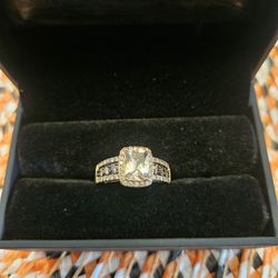 Jared Le Vian Morganite Ring 5/8 ct tw Diamonds 14K Chocolate Gold