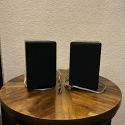 Dark Wood Dual Speakers
