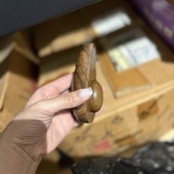 Avocado Wood Figurines