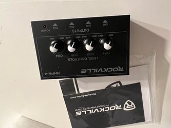 ROCKVILLE RHPA4 4-CHANNEL HEADPHONE AMPLIFIER