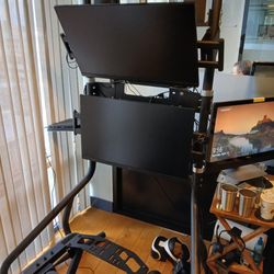 Sim Racing Quad Monitor Stand - Up To 45"