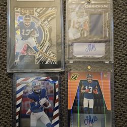 Jalin Hyatt Card Lot 2 Autos A Graded Zebra And A Red White And Blue Striped