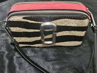 Marc Jacobs Zebra Haircalf Snapshot Bag