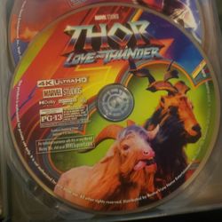 Marvel Thor Love And Thunder 4k Ultra Hd Disc Only 