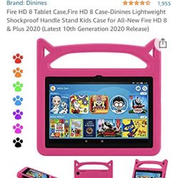 New Pink Fire HD 8 Tablet Case!