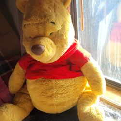 DISNEY Stuffed Winnie The Pooh. Used w/No Tags