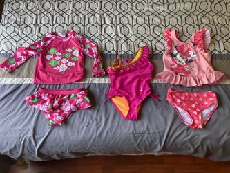 3 Girl bathing suits