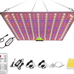 LED Plant Grow Light Dimmable with Samsung LM301B Diodes IR Lighting Full Spectrum Grow Light for Indoor Plants Veg Bloom Lamps Remote Timer Seedlings