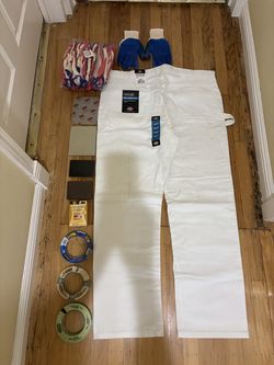 Dickies Painter Pants (Size 38x32) + FREE Bonus Bundle (Gloves, Sanding Supplies & Tapes)