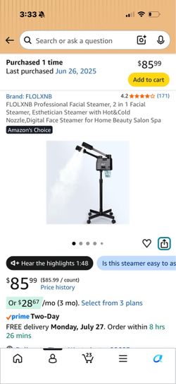 Facial Steamer