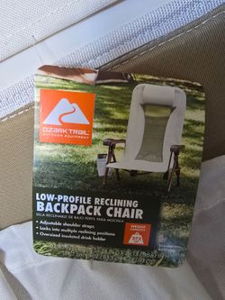 Low-Profile Reclining Backapack Chair