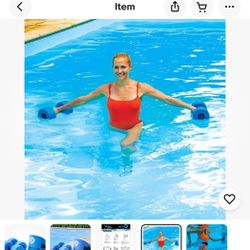 acqua fitness swiming globes + Water Weights 