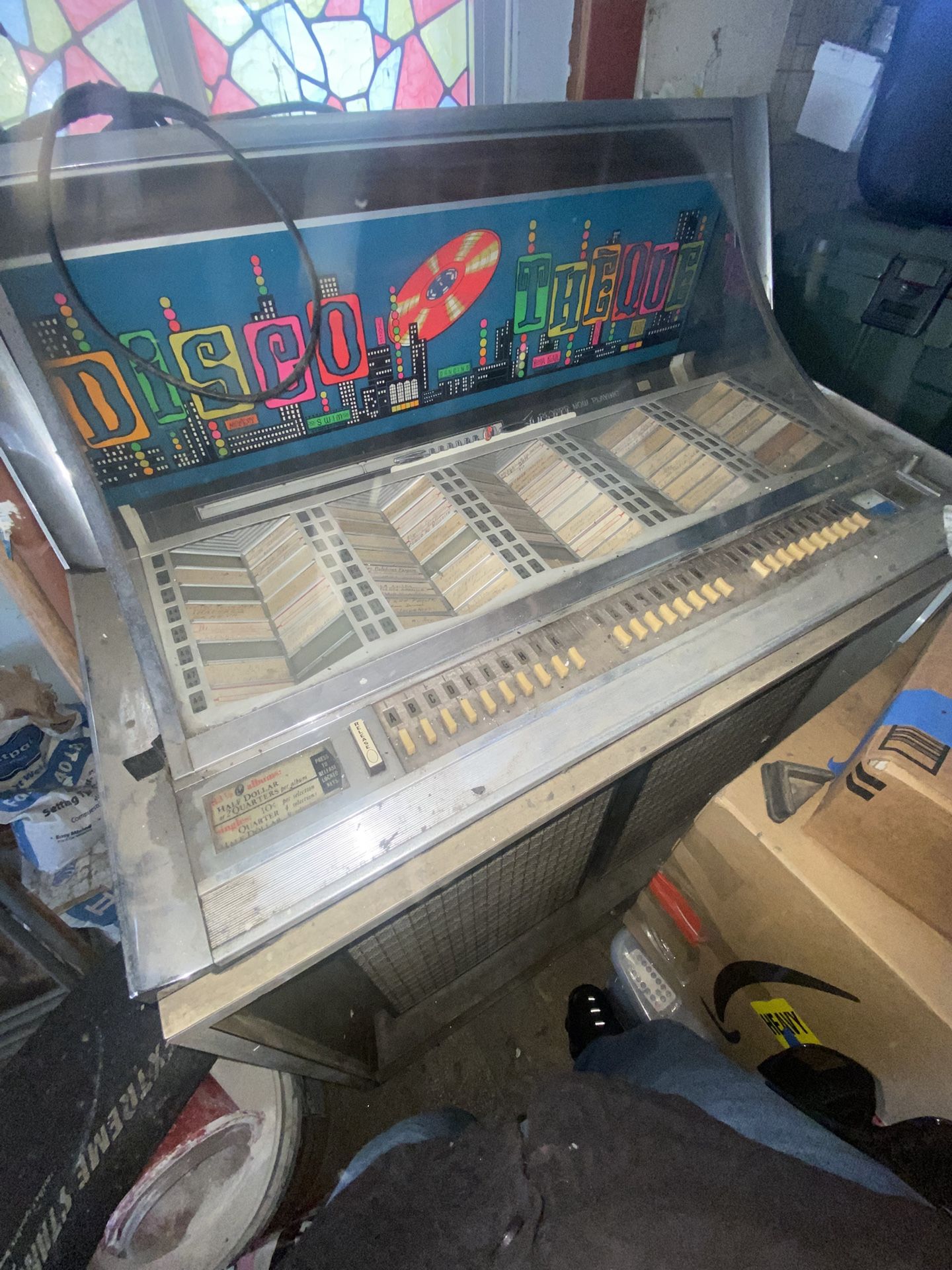 Vintage 1961 SEEBURG STEREO LP CONSOLE 160 SELECTIONS JUKEBOX MODEL