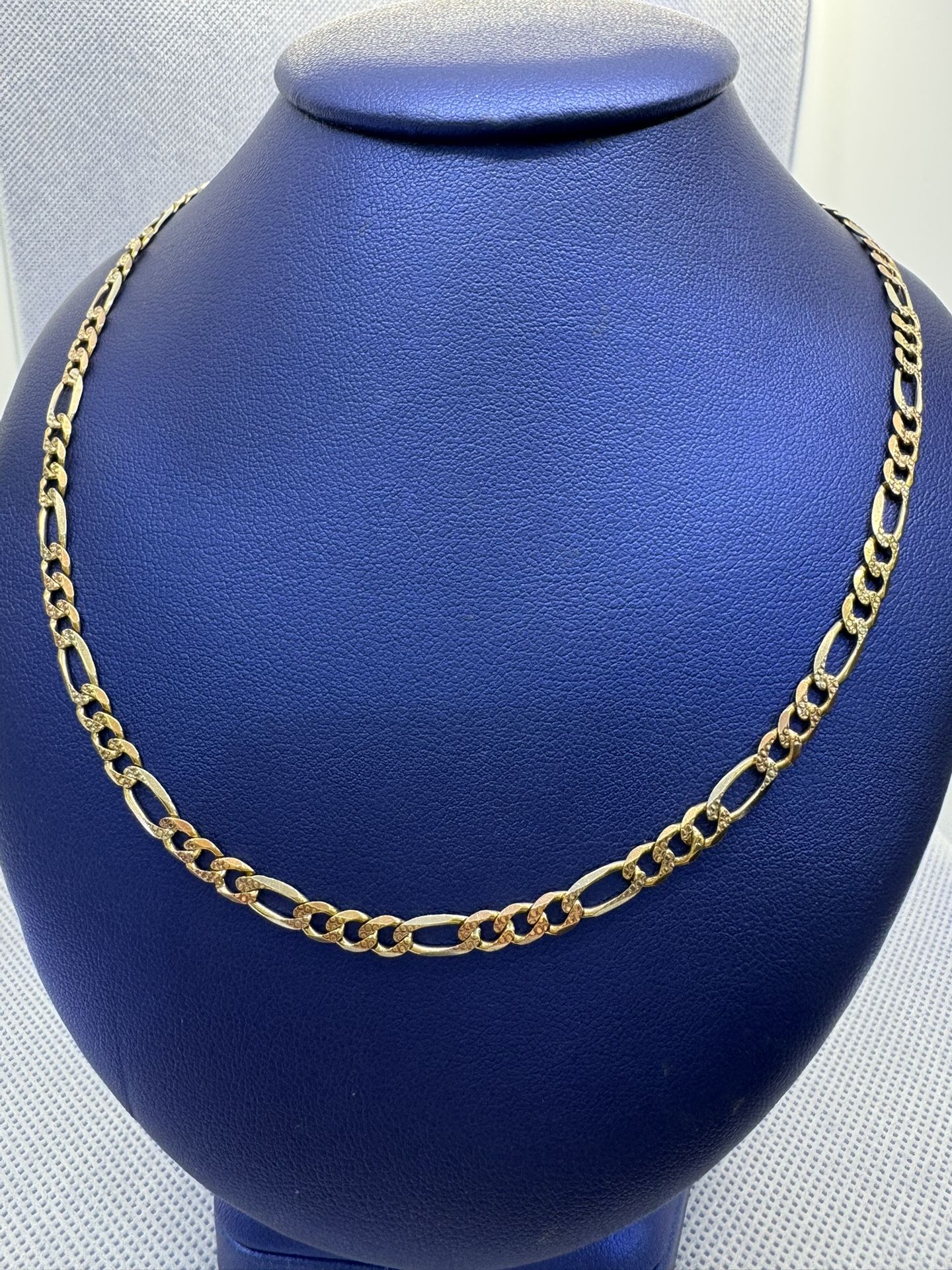 14kt Tri color Chain 24”