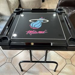 Dominoes table (Miami Heat logo)