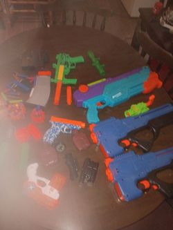 Nerf Scooter/ Lot Of Nerf Toys Cheap