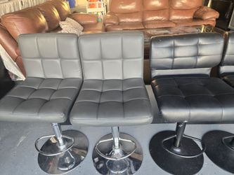 Salon chairs, bar chairs, bar stools, black bar stools