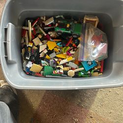 bucket of legos
