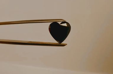 2.84 Ct Black Heart Diamond