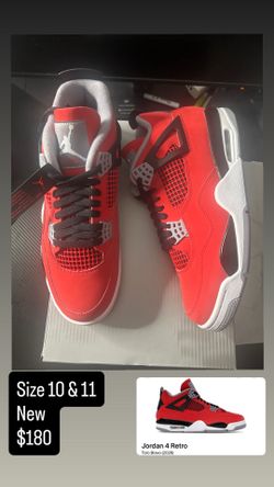 Jordan 4 Toro Bravo Size 10