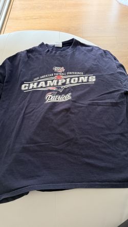 Vintage 2001 New England Patriots AFC Champions T-Shirt
