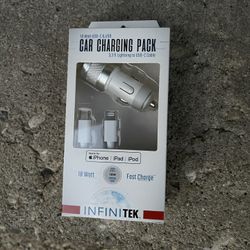 Car Charging  Pack. iPhone ,  iPad, iPod 