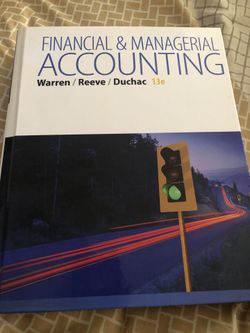 Financial & Managerial Accounting 13th edition Cengage