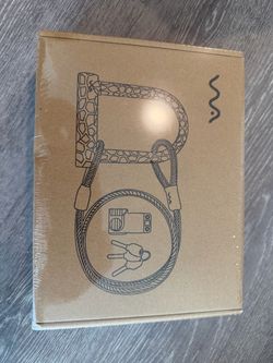 Bike U-Lock and Cable Lock Set