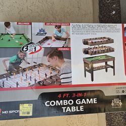 Combo Game Table NEW 