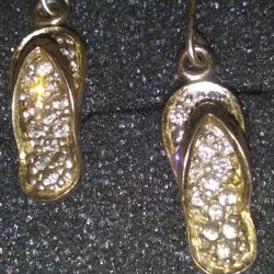 925 Earring.stone In Them.